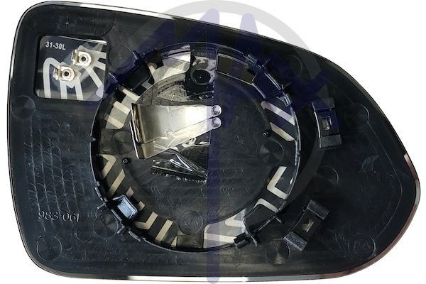 MAX Mirror Glass, outside mirror MKA207-L MKA207-L MAX KIA wing mirror glass