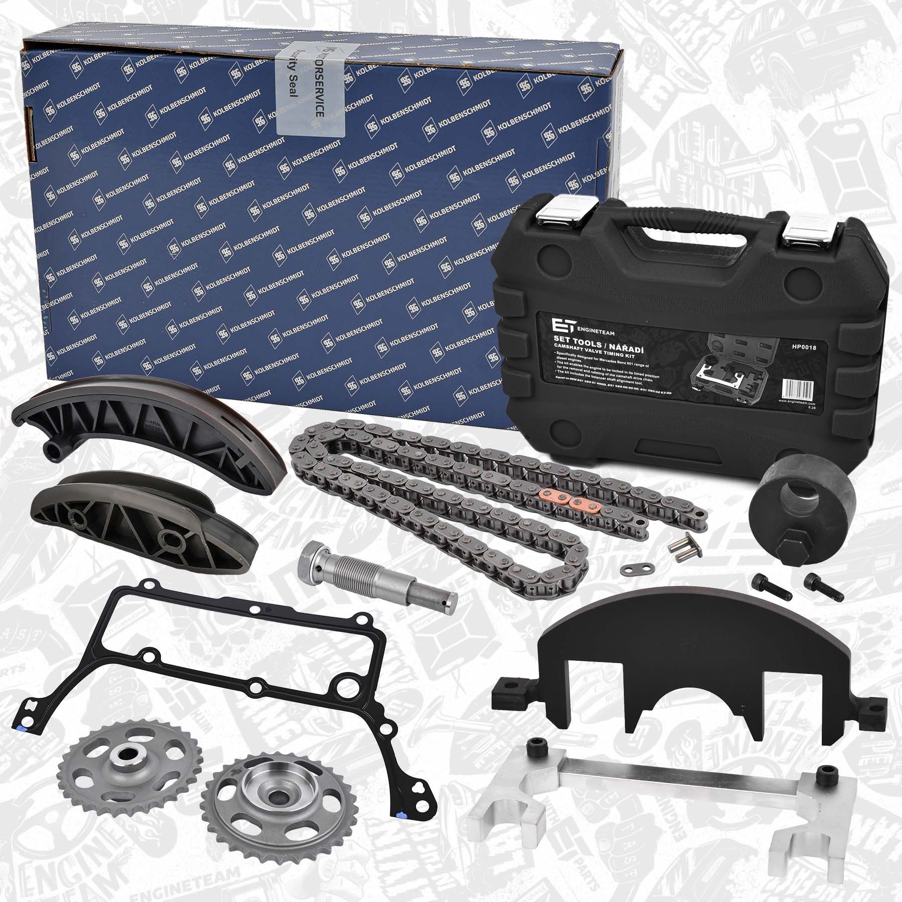 Kit de chaîne de distribution ET ENGINETEAM RS0111VR1 ET ENGINETEAM RS0111VR1 Jeu de distribution à chaînes JEEP COMPASS 2012