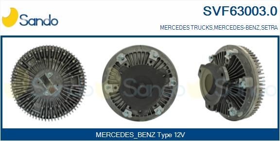SANDO Spojka ventilátora chladenia SVF63003.0 Spojka ventilátora chladenia SANDO MERCEDES-BENZ SVF63003.0