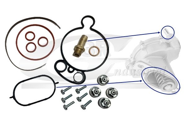 3RG Korjaussarja, alipainepumppu (jarru) 74704 74704 3RG Alipainepumppu FORD FIESTA