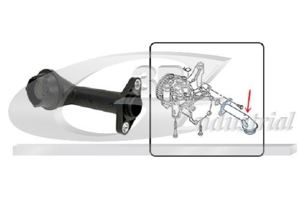 3RG Suction Pipe, oil pump 84747 3RG 84747 CHEVROLET Oil suction pipe replacement cost