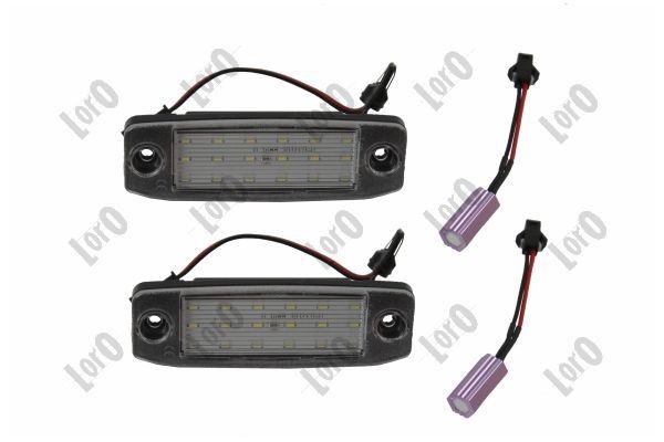 Luz de chapa de matrícula ABAKUS L19-210-0008LED ABAKUS L19-210-0008LED Lâmpada de placa HYUNDAI SONATA 2015