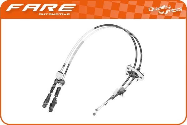 FARE SA Cable, manual transmission 31817 31817 FARE SA gear selector cable VW TOURAN