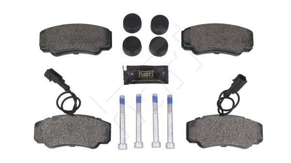 HART Bremseklodser 261 727 261 727 Bremseklodssæt NISSAN PICK UP HART