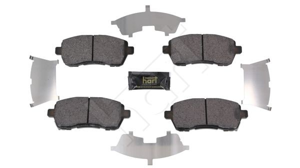 HART Brzdové doštičky/platničky 261 845 261 845 Brzdové obloženie MAZDA CX-7 HART