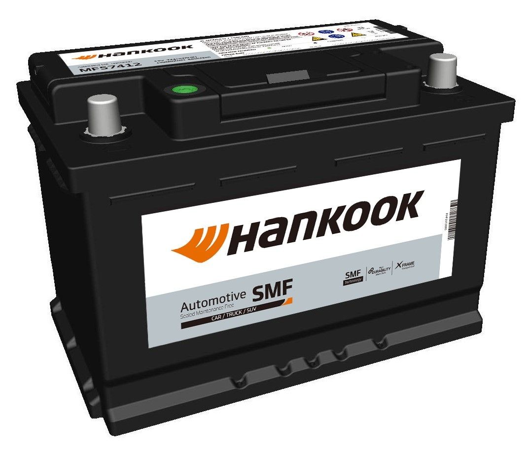 Hankook Starterbatteri MF57412 Hankook MF57412 Jaguar XF Sportbrake 250 Start stop batteri pris