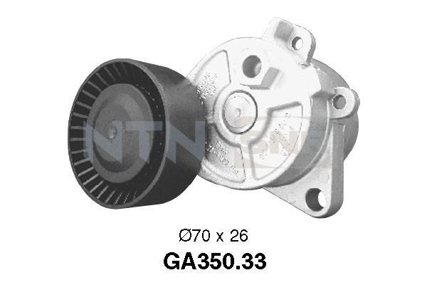 SNR Tensioner pulley GA350.33 SNR GA350.33 BMW X3 E83 belt tensioner pulley replacement