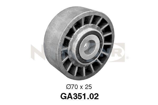 SNR Poulie, tendeur de courroie d'accessoire GA351.02 SNR GA351.02 Poulie, tendeur de courroie d'accessoire MERCEDES-BENZ SL Cabriolet (R107) 500 SL (107.046) 231 CV 1980