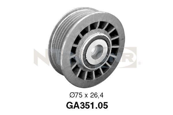 SNR Ohjainrulla, moniurahihna GA351.05 SNR GA351.05 W201 ohjainrulla hinta