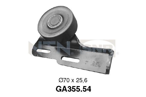 SNR Poulie, tendeur de courroie d'accessoire GA355.54 GA355.54 Galet tendeur SNR RENAULT MASTER