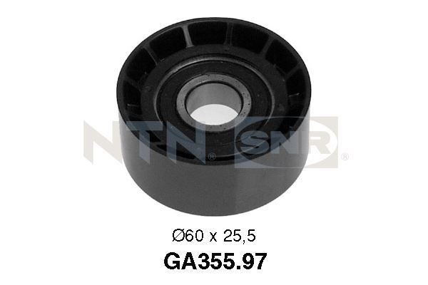 SNR Medløberhjul, multi-V-rem GA355.97 Medløberhjul SNR Mazda B-serie GA355.97