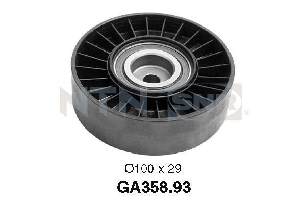 SNR Galet enrouleur de courroie d'accessoire GA358.93 SNR GA358.93 Poulie renvoi transmission courroie trapézoïdale à nervures Lancia Dedra 835 prix