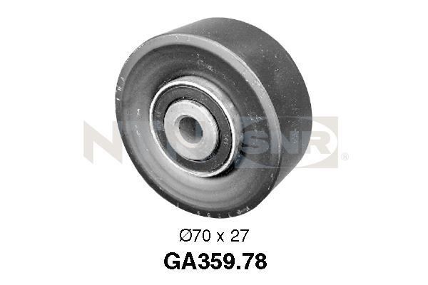 SNR Rolo tensor, correia trapezoidal estriada GA359.78 Polia tensora SNR Peugeot 308 GA359.78
