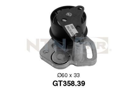 SNR Timing belt tensioner pulley GT358.39 SNR GT358.39 CITROЁN XANTIA timing belt tensioner pulley replacement