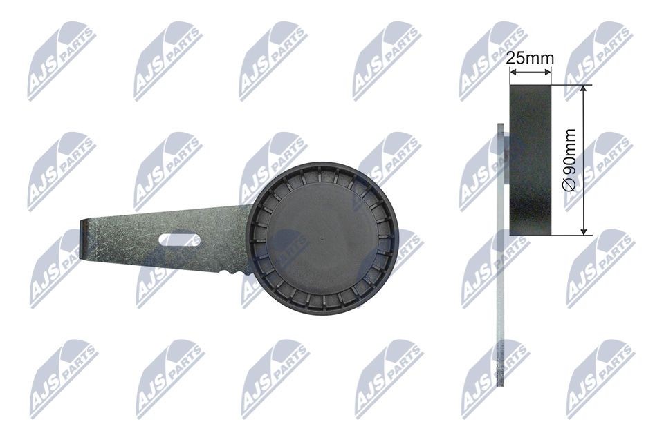 NTY Rolo tensor, correia trapezoidal estriada RNK-CT-054 NTY RNK-CT-054 Rolo tensor correia trapezoidal estriada CITROËN XM I Hatchback (Y3) baratos