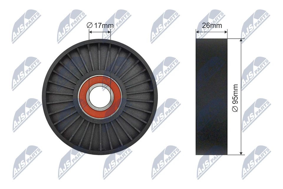 NTY Τεντωτήρας, ιμάντας poly-V RNK-KA-015 NTY RNK-KA-015 γνήσια Τεντωτηρας ιμαντα Carnival I (GQ) κόστος