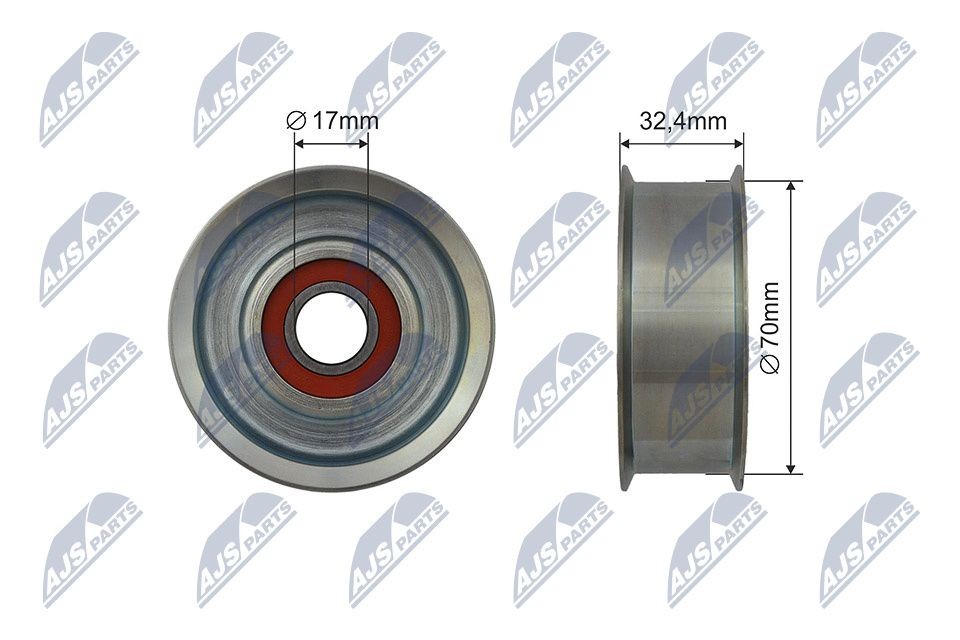 Poulie, tendeur de courroie d'accessoire NTY RNK-NS-045 NTY RNK-NS-045 Galet tendeur NISSAN 350 Z 2007