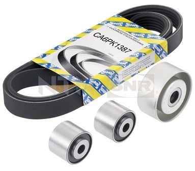 SNR Drivremssats KA859.01 SNR KA859.01 Flerspårsremssats PEUGEOT 306 original