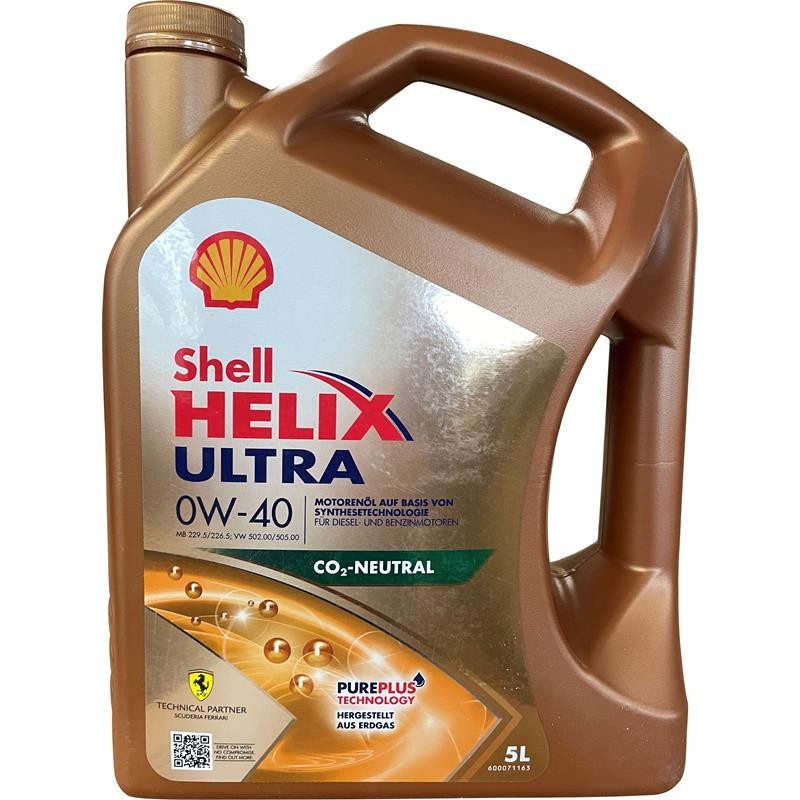 SHELL Motorolie 550065928 Volkswagen GOLF Auto olie SHELL Helix, Ultra 550065928
