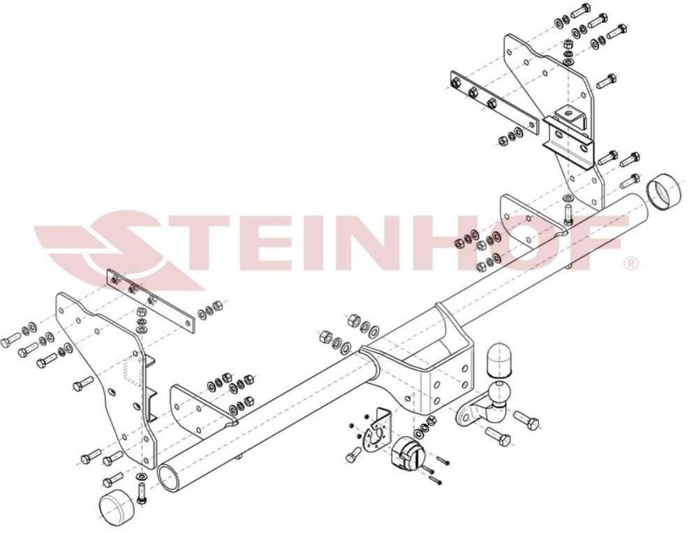 STEINHOF Ťažné zariadenie M-361 M-361 Ťažné zariadenia STEINHOF MITSUBISHI GRANDIS