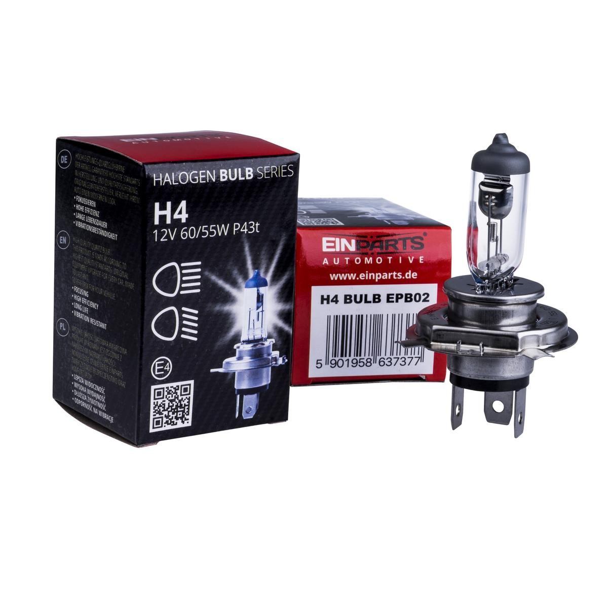 EINPARTS Λυχνία, προβολείς EPB02 EPB02 Λυχνία προβολέα EINPARTS NISSAN JUKE