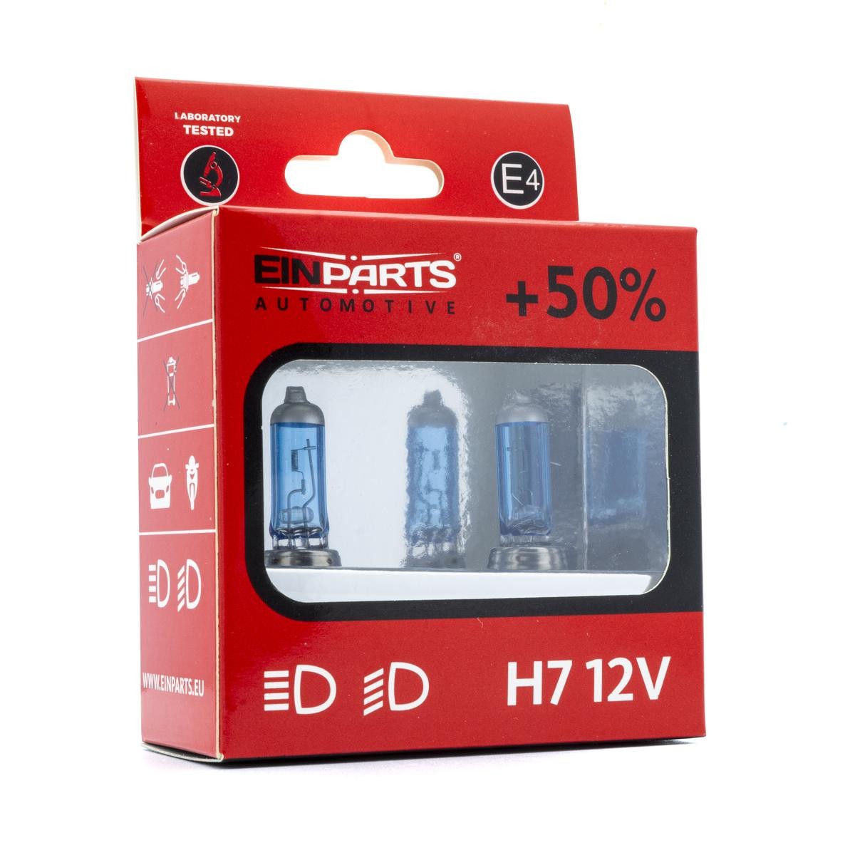 EINPARTS Lâmpada, farol de longo alcance EPB12K Lâmpada farol de nevoeiro MINI EINPARTS +50% EPB12K