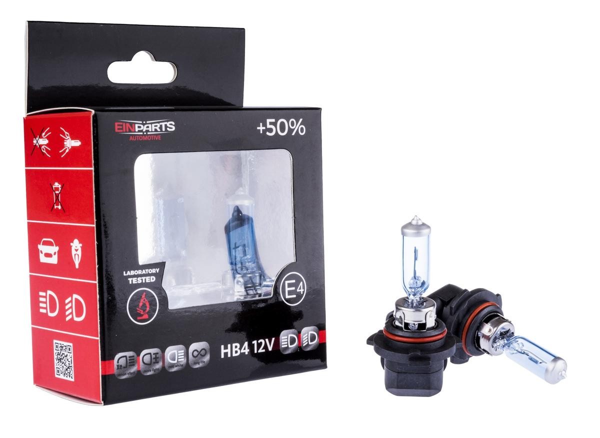 EINPARTS Polttimo, kaukovalo EPB25K Subaru Forester SH ajovalopolttimo LED ja Xenon EINPARTS +50% EPB25K