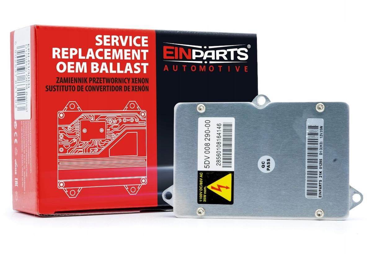EINPARTS Tändenhet, gasurladdningslampa EPH-D1/3(H3) Byta Xenonljus FORD KA pris EINPARTS EPH-D1/3(H3)