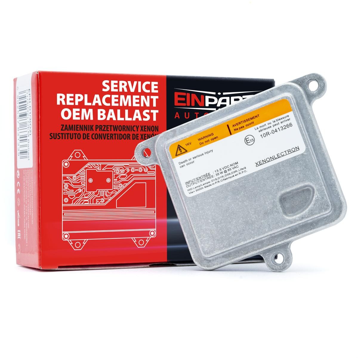 EINPARTS Arrancador, lâmpada de descarga de gás EPH-D1/3(H5) EINPARTS EPH-D1/3(H5) Faróis de xénon Volvo S40 mk2 preço