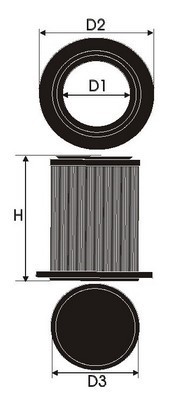 GREEN Sport ilmasuodatin G491622 Sandero III (BJI) sport ilmansuodatin (diesel ja bensa) GREEN G491622