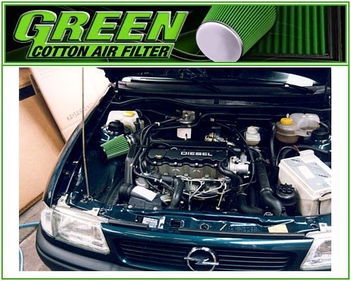 GREEN Sportluftfiltersystem P101 GREEN P101 Sportluftfilter Insignia A Kombi pris