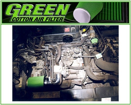 GREEN Sport ilmasuodatinjärjestelmä P291 GREEN P291 CITROËN C8 II sport ilmansuodatin vaihto hinta