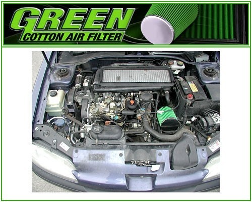 GREEN Sistema de filtro de ar desportivo SU019 Filtro de ar desportivo Citroën 280_, 290_ SU019 GREEN