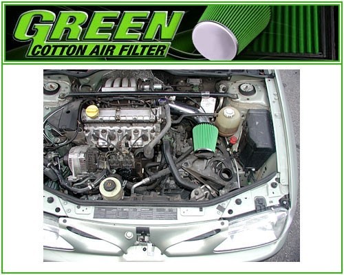 Sportluchtfiltersysteem GREEN SU015 GREEN SU015 Sportfilter RENAULT MEGANE 2016