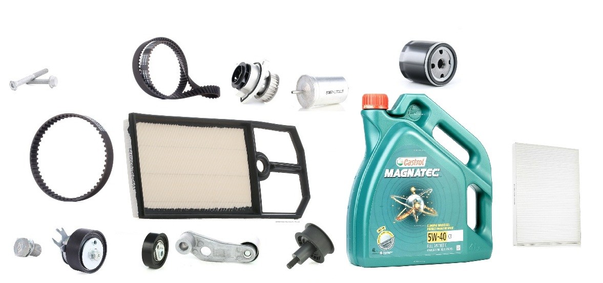 RIDEX Filtersæt med motorolie 100374T0183 Servicekit og filtersæt RIDEX Seat Mii 100374T0183
