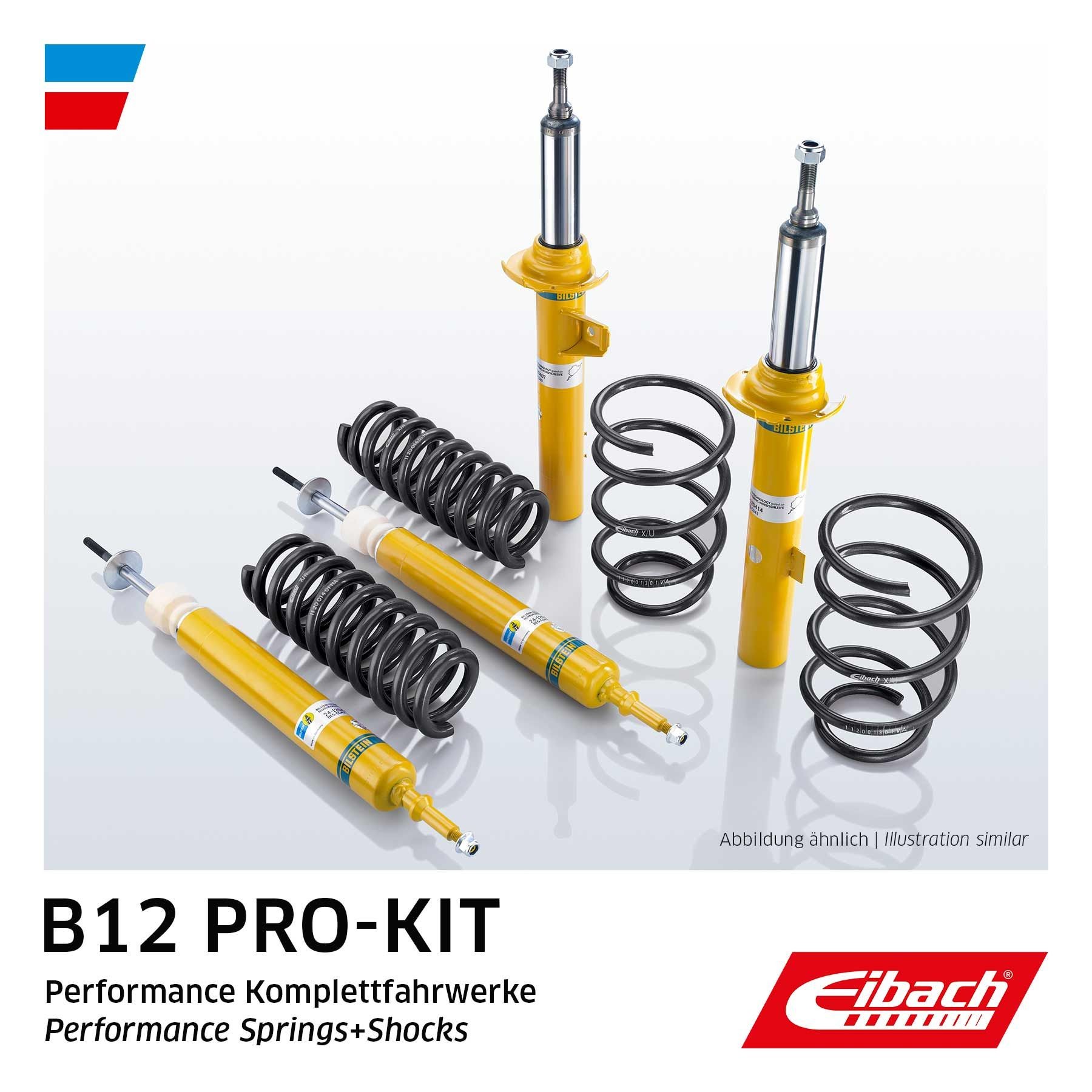 EIBACH Kit molle e ammortizzatori E90-70-002-04-20 EIBACH E90-70-002-04-20 Kit molle e ammortizzatori 106 II Van / Hatchback (1S) originale prezzo