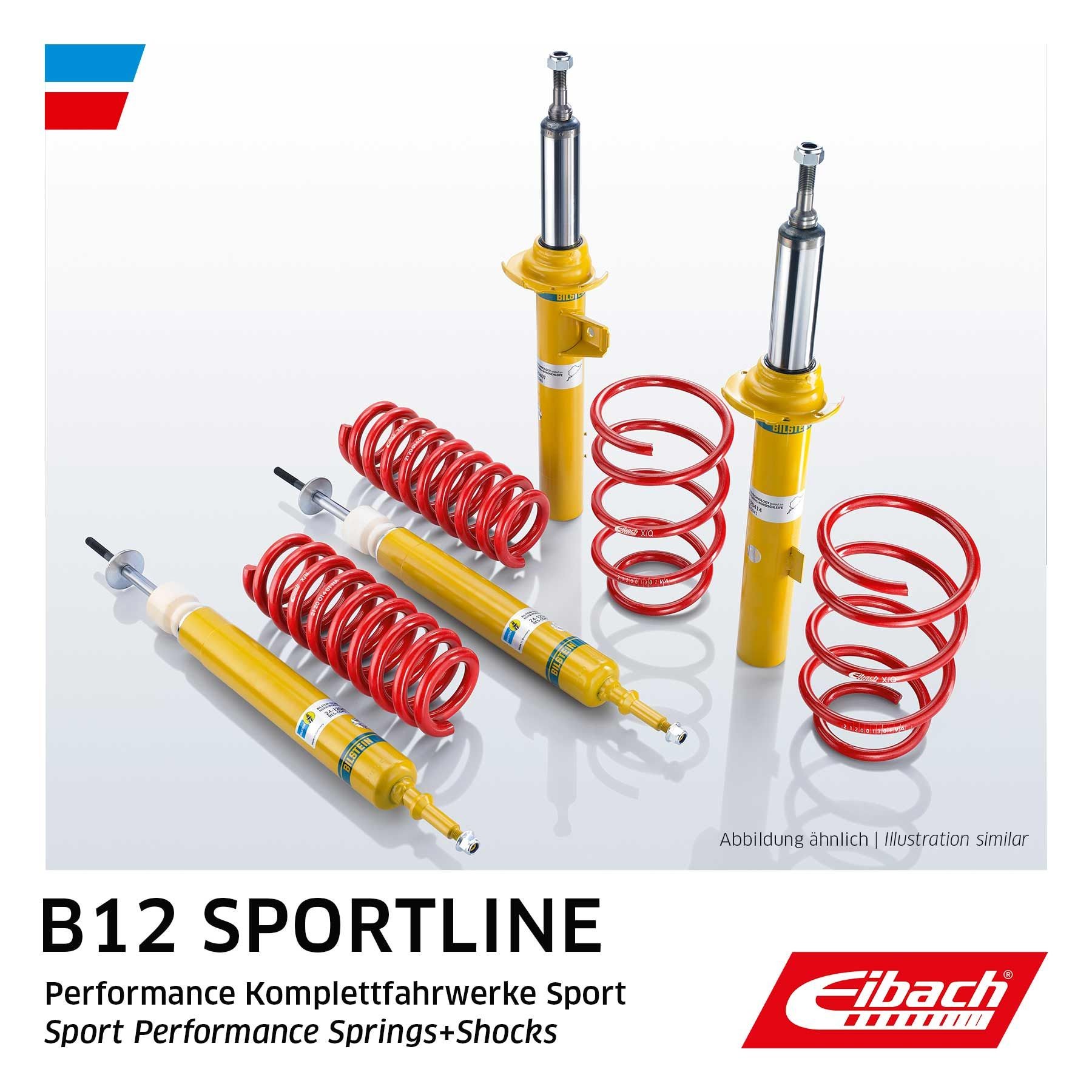 Suspension kit, coil springs / shock absorbers EIBACH E95-22-002-01-20 EIBACH B12 Sportline E95-22-002-01-20 CITROЁN C3 2022 suspension kit price