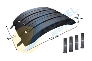 COS.PEL Aile 202.13204 COS.PEL 202.13204 Ailes Volkswagen TOURAN pas cher