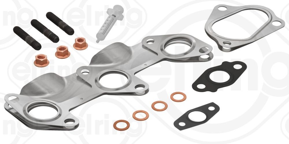 ELRING Mounting Kit, charger 083.940 HYUNDAI KONA ELRING exhaust mounting kit 083940