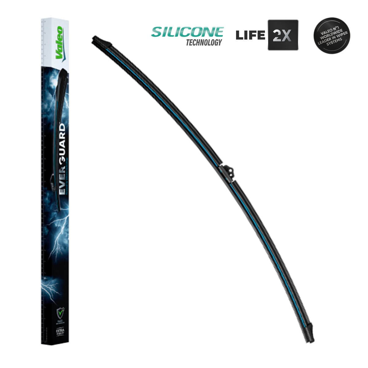 Vinduesvisker VALEO 566014 VALEO EVERGUARD, SILICONE SINGLE 566014 Vinduesviskerblade OPEL ZAFIRA 2024