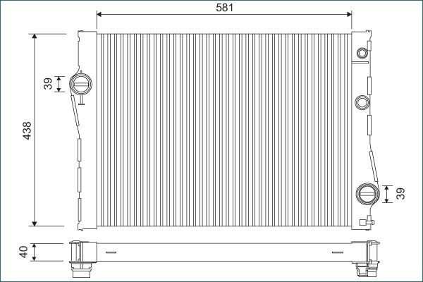 Radiateur VALEO 701118 VALEO 701118: Radiateur van de motor BMW X5 2016