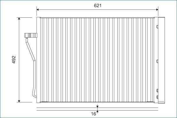 VALEO Kondenzátor klimatizácie 812879 Kondenzátor klimatizácie VALEO X2 812879 lacné