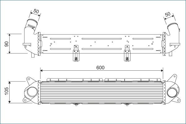 VALEO Vahejahuti 822928 VALEO 822928 Intercooler Hyundai i30 CW hind