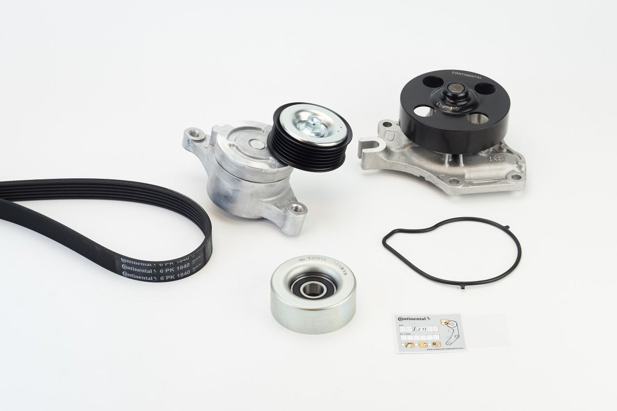 CONTITECH Veepump+ soonrihmakomplekt 6PK1840WP1 CONTITECH 6PK1840WP1 Soonrihmakomplekt Mazda 2 DE hind