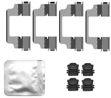TEXTAR Accessoireset, schijfremblok 82558800 TEXTAR 82558800 Accessoireset, schijfremblok 8 Gran Coupe (G16, F93) prijs