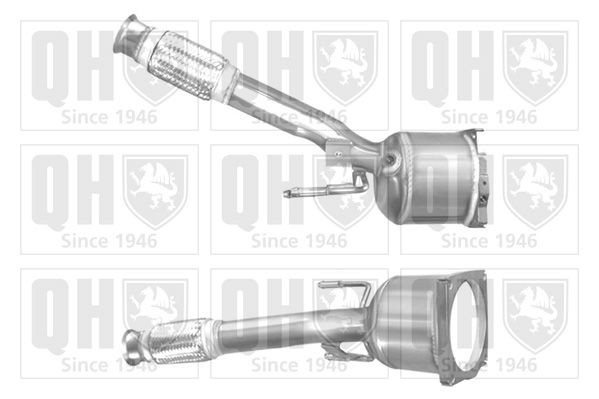 Catalizzatore QUINTON HAZELL QCAT80307H QUINTON HAZELL QCAT80307H Marmitta catalitica Peugeot 407 2013