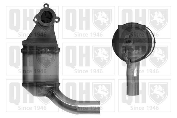 QUINTON HAZELL Katalysator QCAT80347H QUINTON HAZELL QCAT80347H originale Katalysator Doblo II Flatvogn lastebil/Chassis (263) hva koster