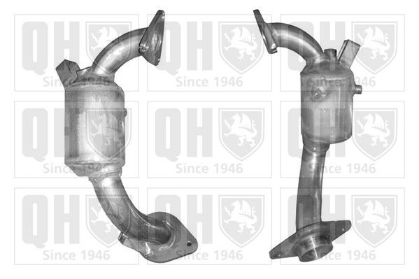 Catalyseur QUINTON HAZELL QCAT80384H QUINTON HAZELL QCAT80384H: Précatalyseur Toyota AURIS 2008