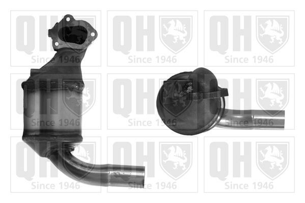 QUINTON HAZELL Catalytic converter QCAT80434H QCAT80434H QUINTON HAZELL VAUXHALL cat converter