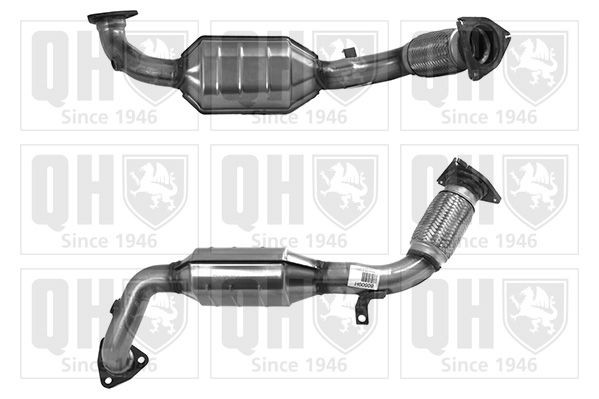Catalyseur QUINTON HAZELL QCAT80509H QUINTON HAZELL QCAT80509H Pot catalytique Porsche BOXSTER 1999